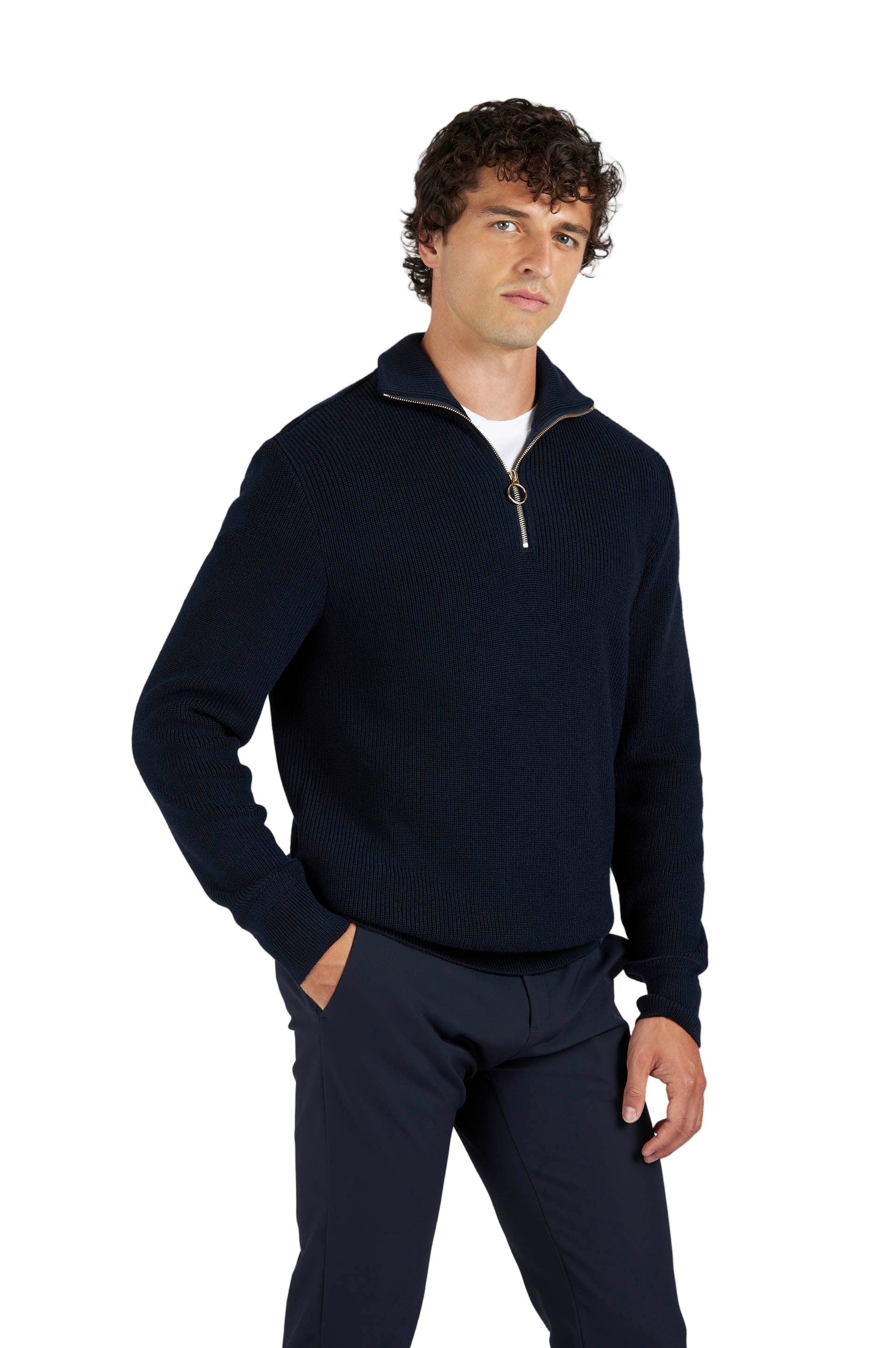 Paul & Shark 1/4 Zip Knitted Sweatshirt