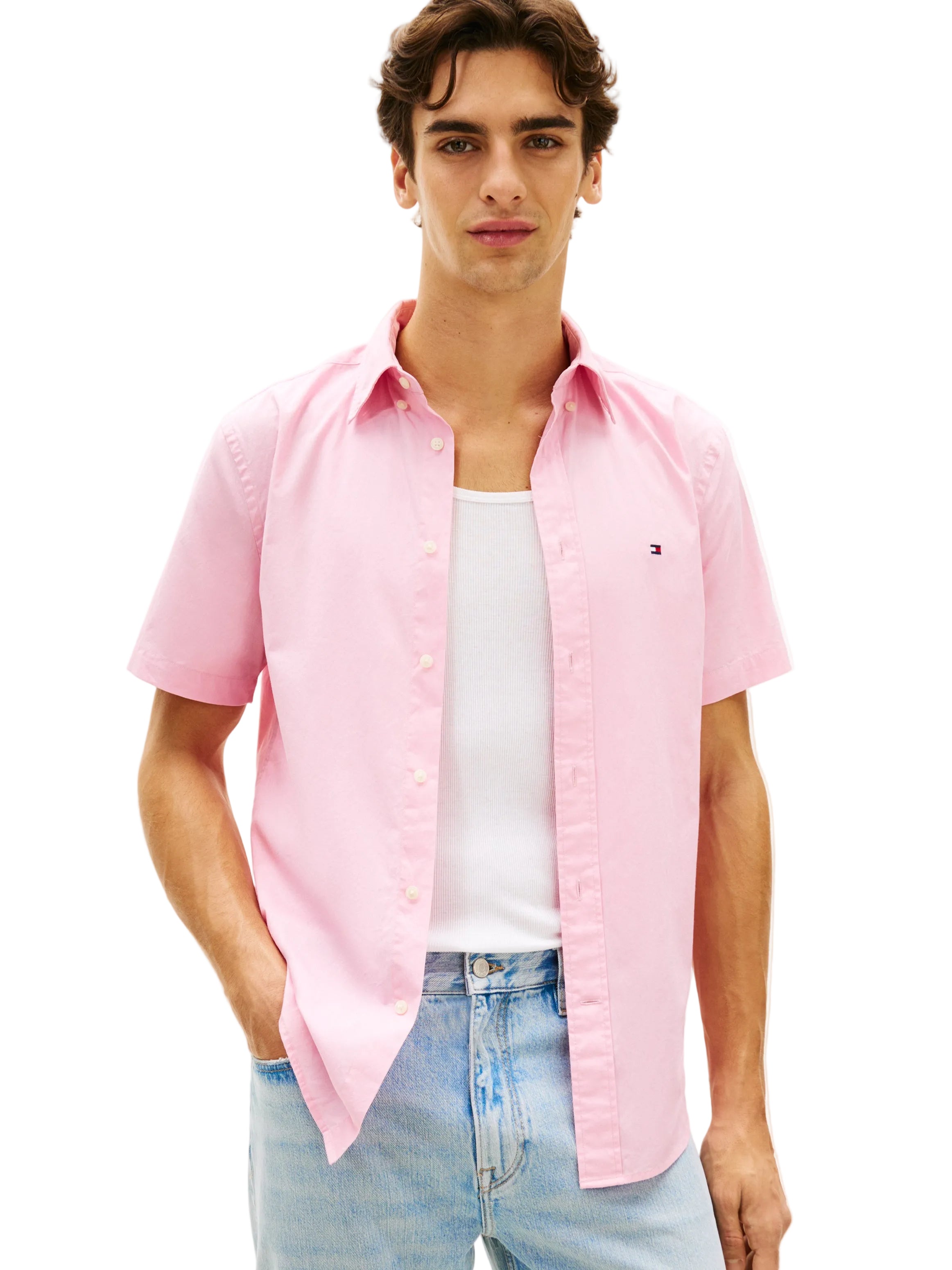 Tommy Hilfiger Regular Fit Short Sleeve Shirt – M2M Menswear Tommy Hilfiger Regular Fit Short Sleeve Shirt – M2M Menswear