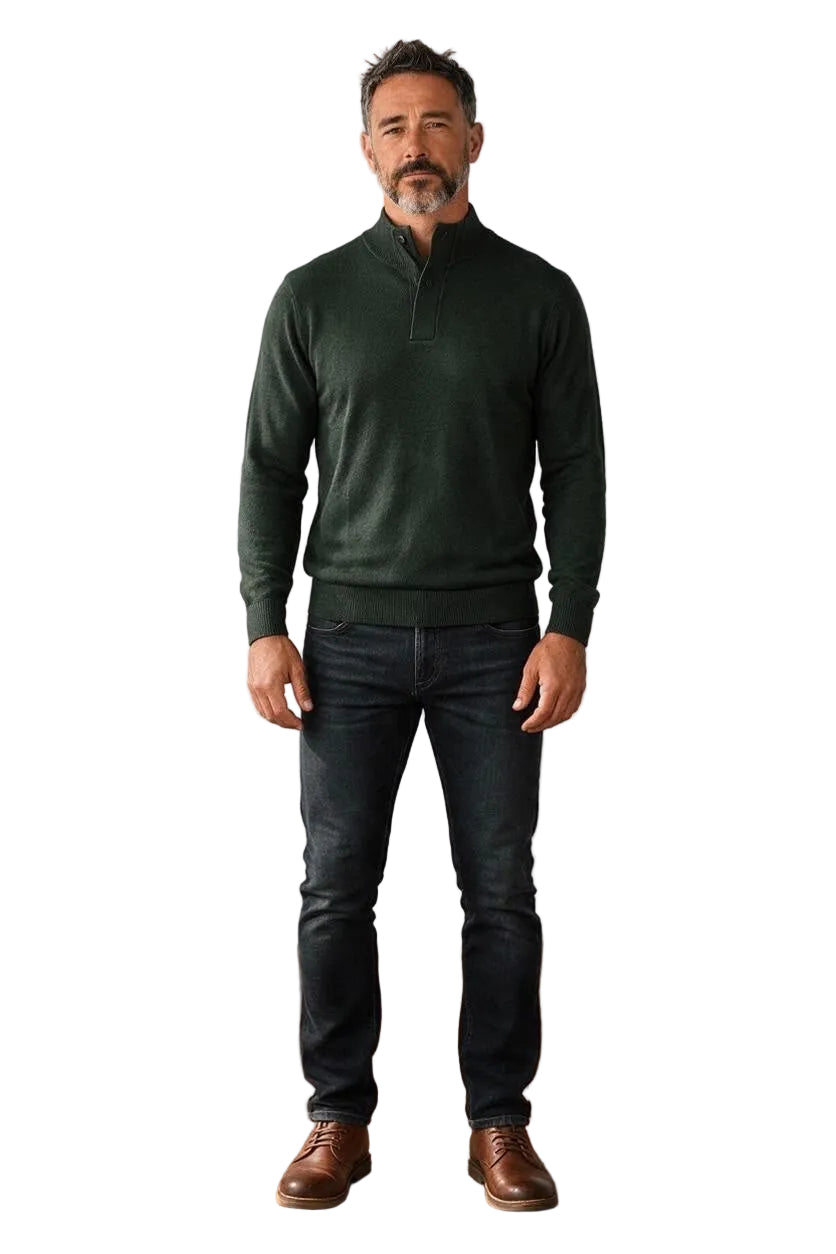 Bugatti 1/4 Zip Knitted Sweatshirt