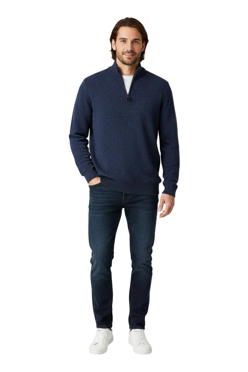 Barbour 1/4 Zip Knitted Sweatshirt