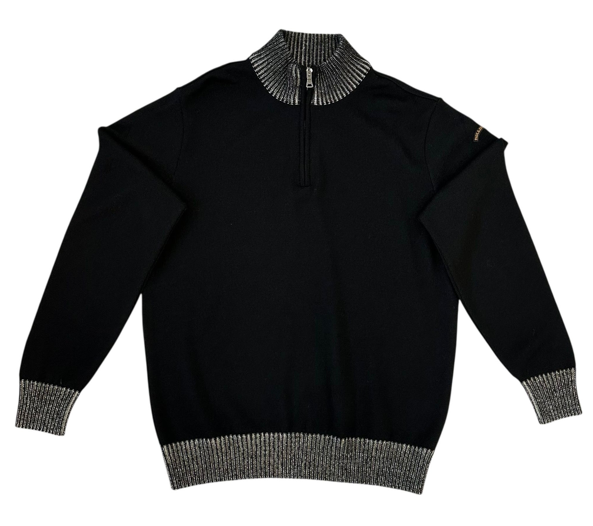 Big & Tall Paul & Shark 1/4 Zip Knitted Sweatshirt