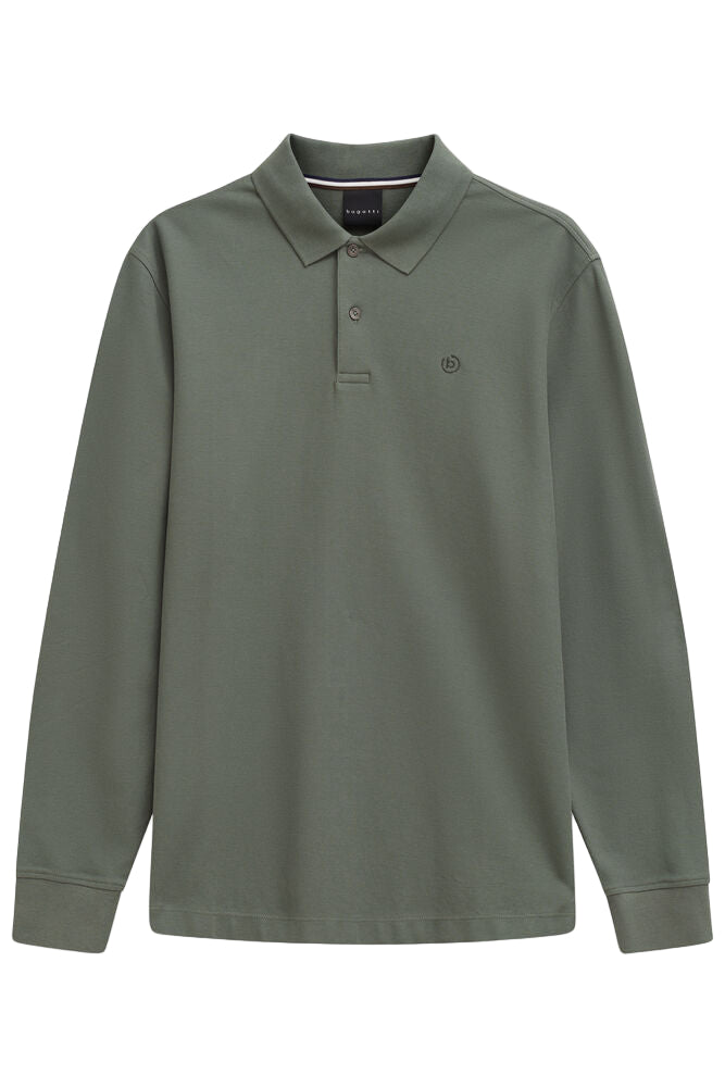 Bugatti Regular Fit Long Sleeve Polo Shirt