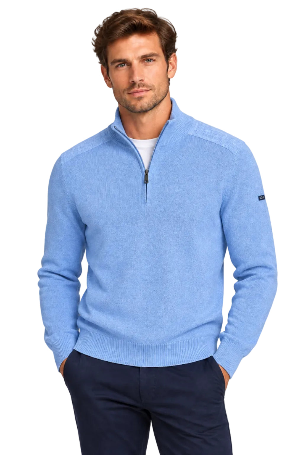 Paul & Shark 1/4 Zip Knitted Sweatshirt