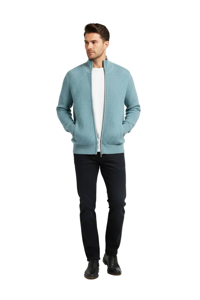 Emporio Armani Full Zip Knitted Sweatshirt