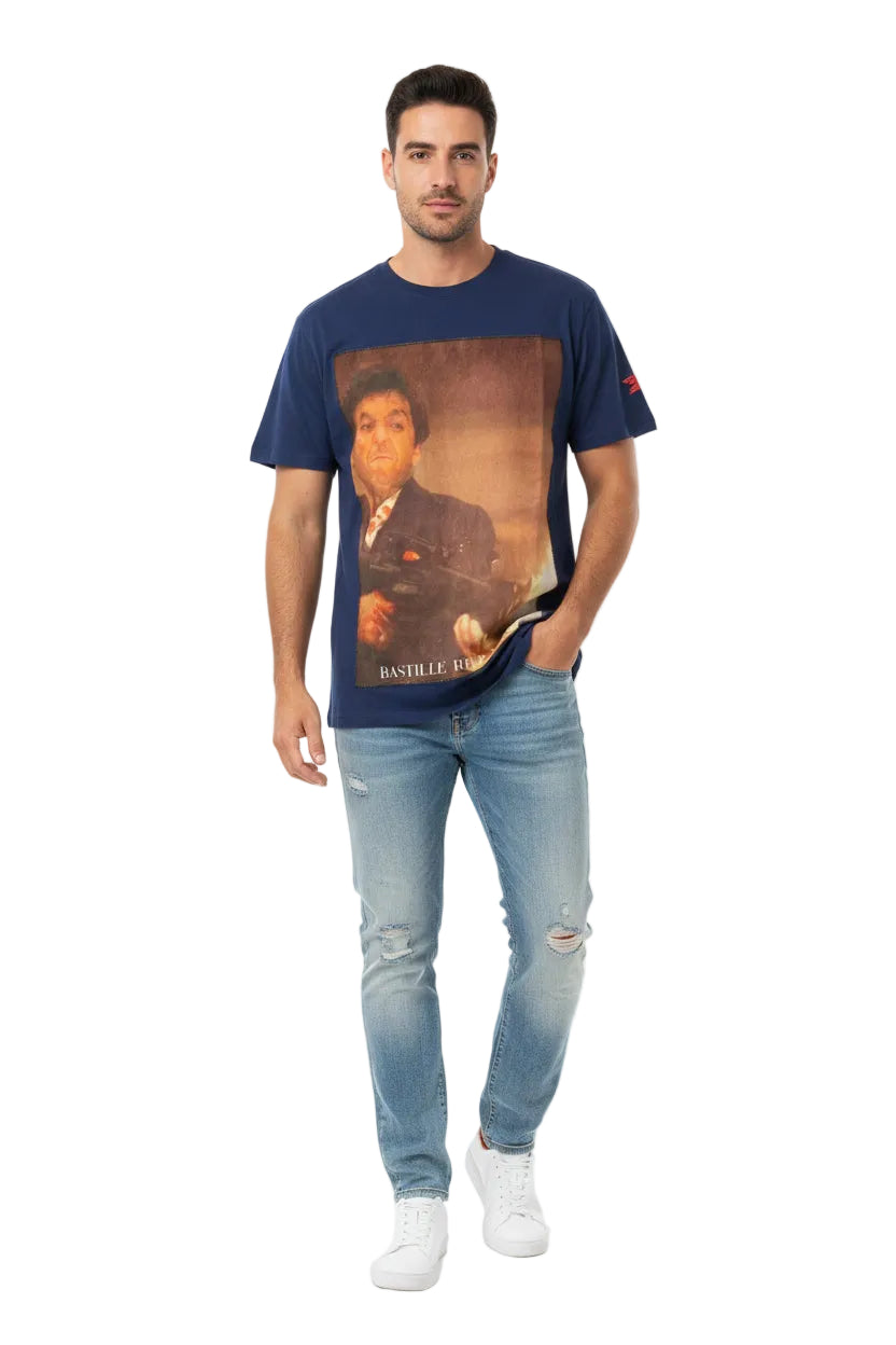 Bastille Rive Droite Regular Fit T-Shirt