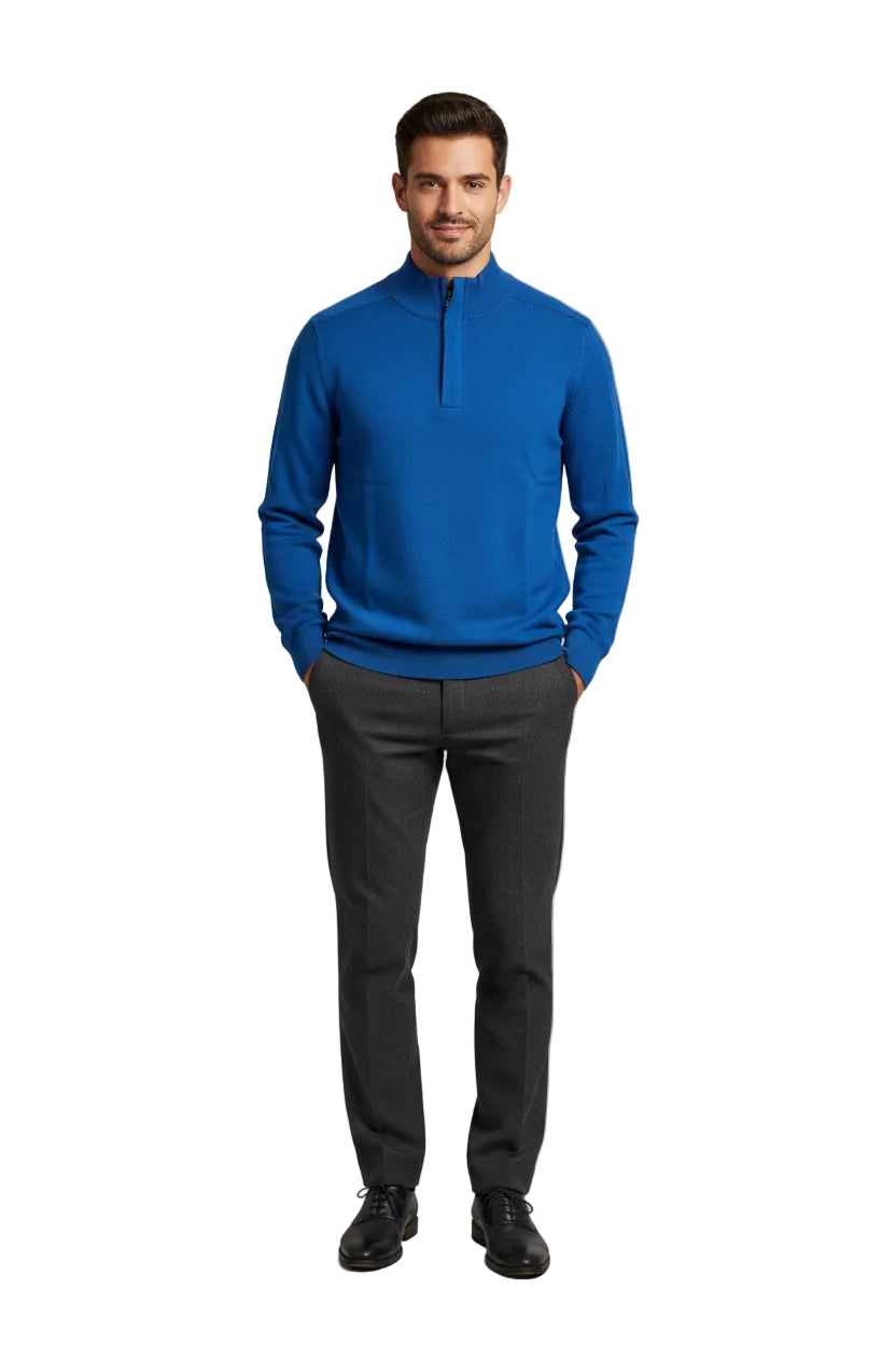 Boss Black 1/4 Zip Knitted Sweatshirt