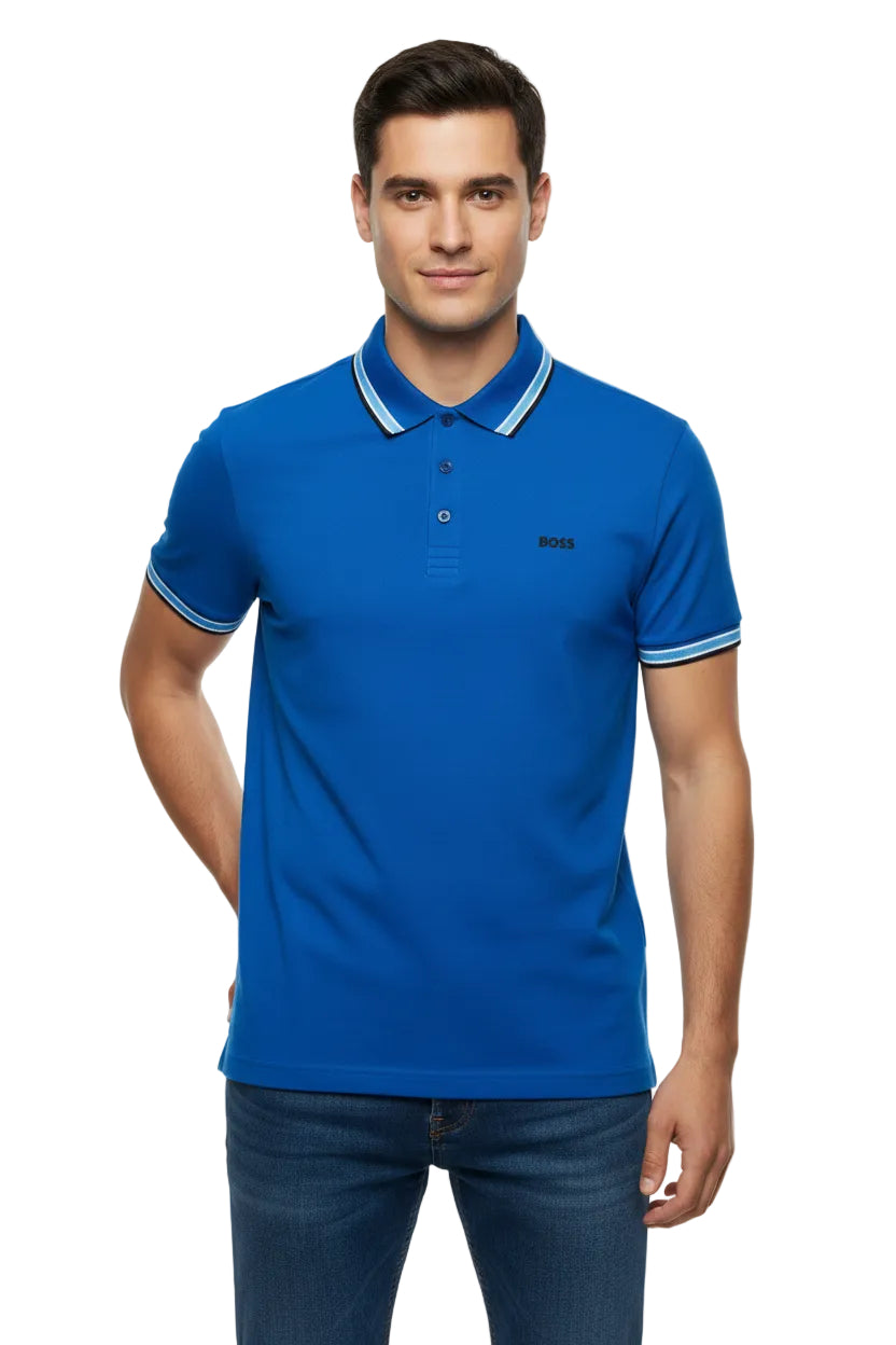 Big & Tall Boss Green Regular Fit Polo Shirt