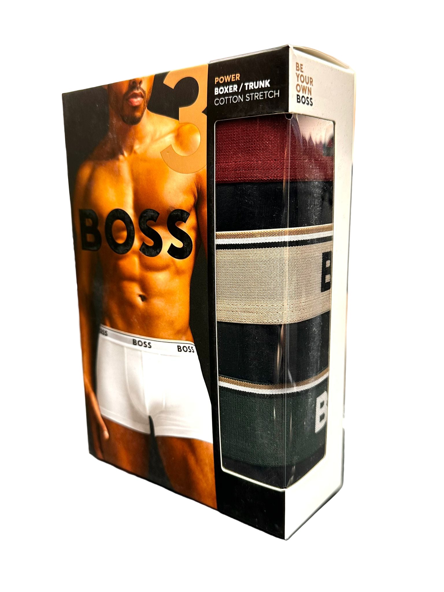 Boss 3 Pack Boxer Trunks