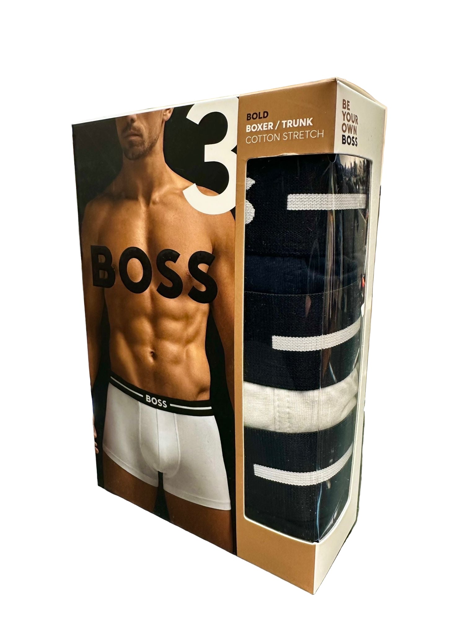 Boss 3 Pack Boxer Trunks