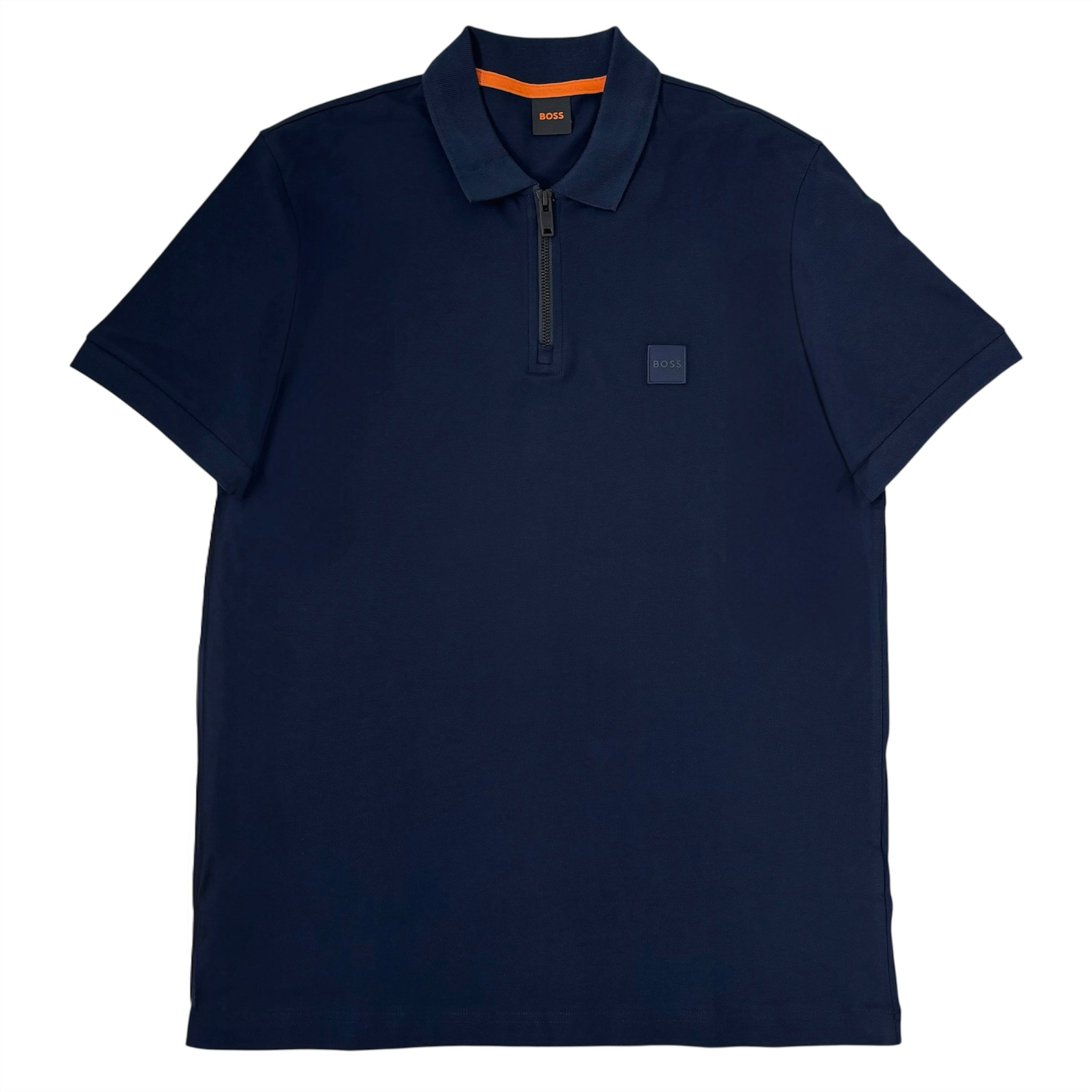 Boss Orange Regular Fit 1/4 Zip Polo Shirt