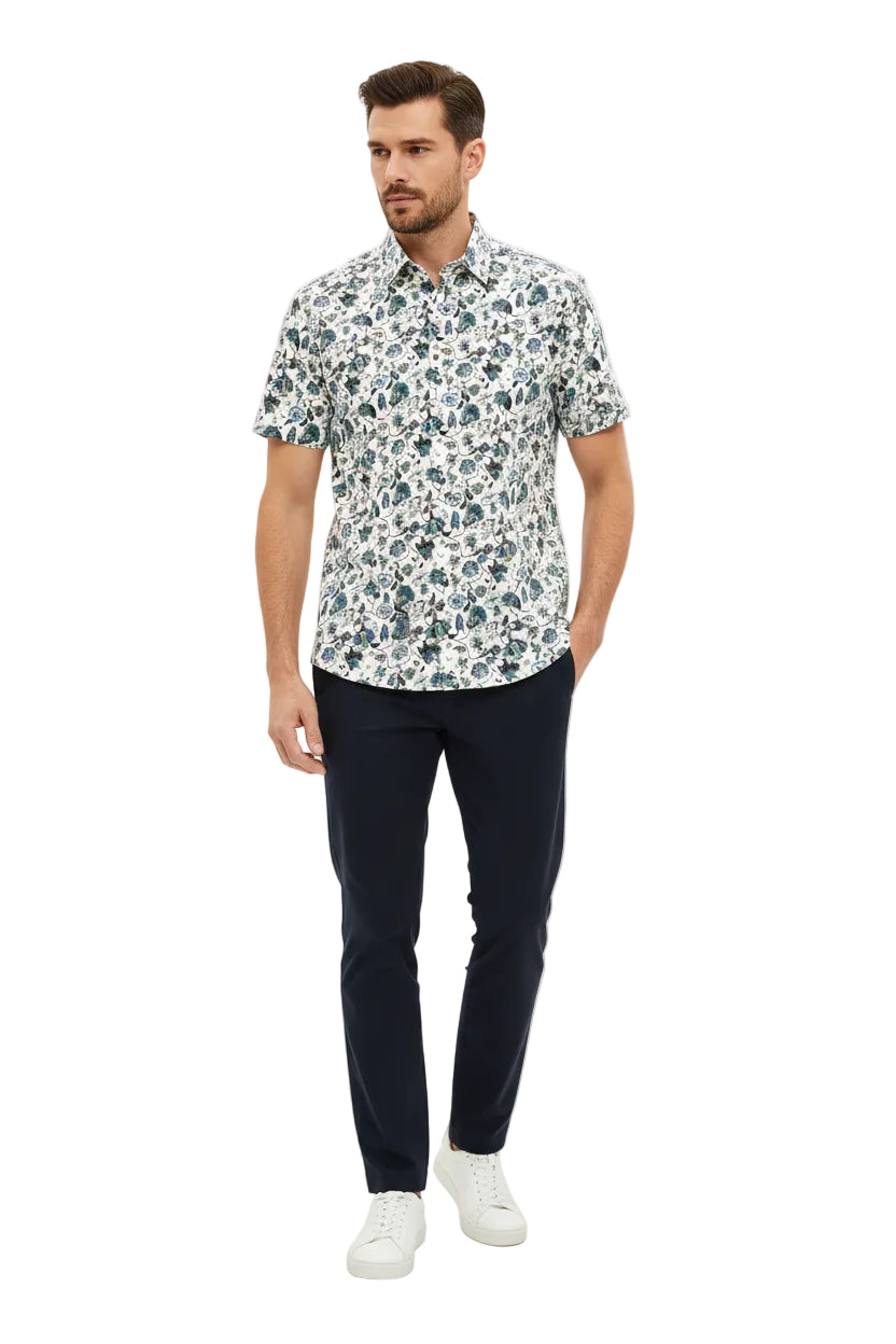 Eterna Regular Fit Short Sleeve Shirt