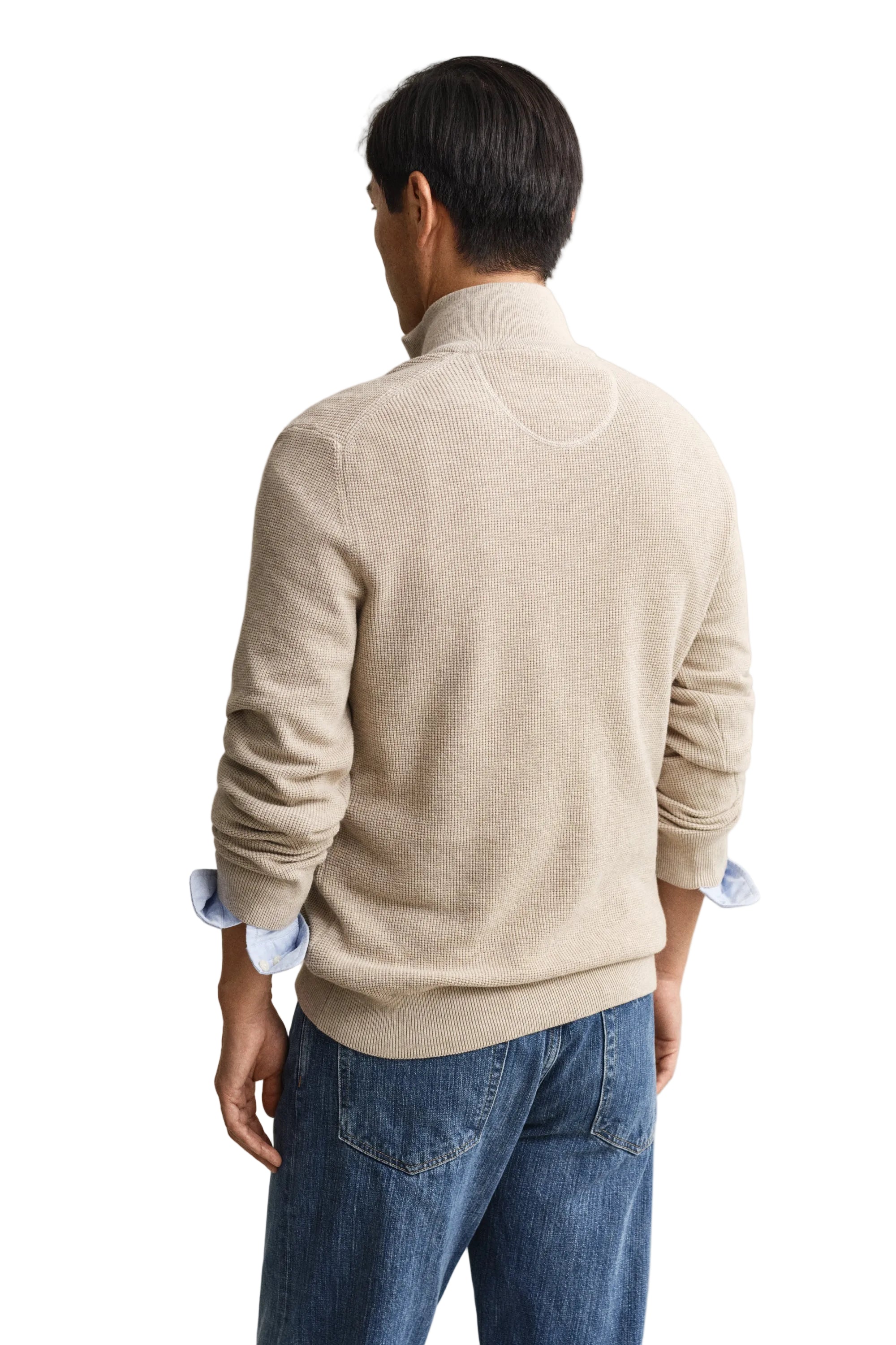 Gant 1/4 Zip Knitted Sweatshirt