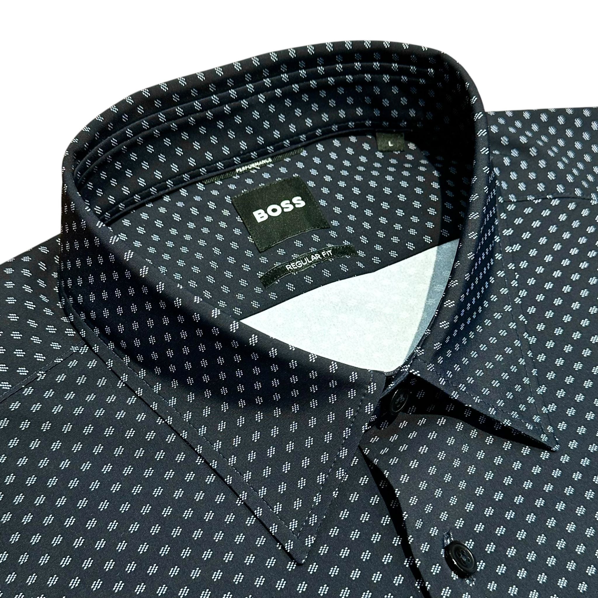 Boss Black Regular Fit Short Sleeve Shirt
