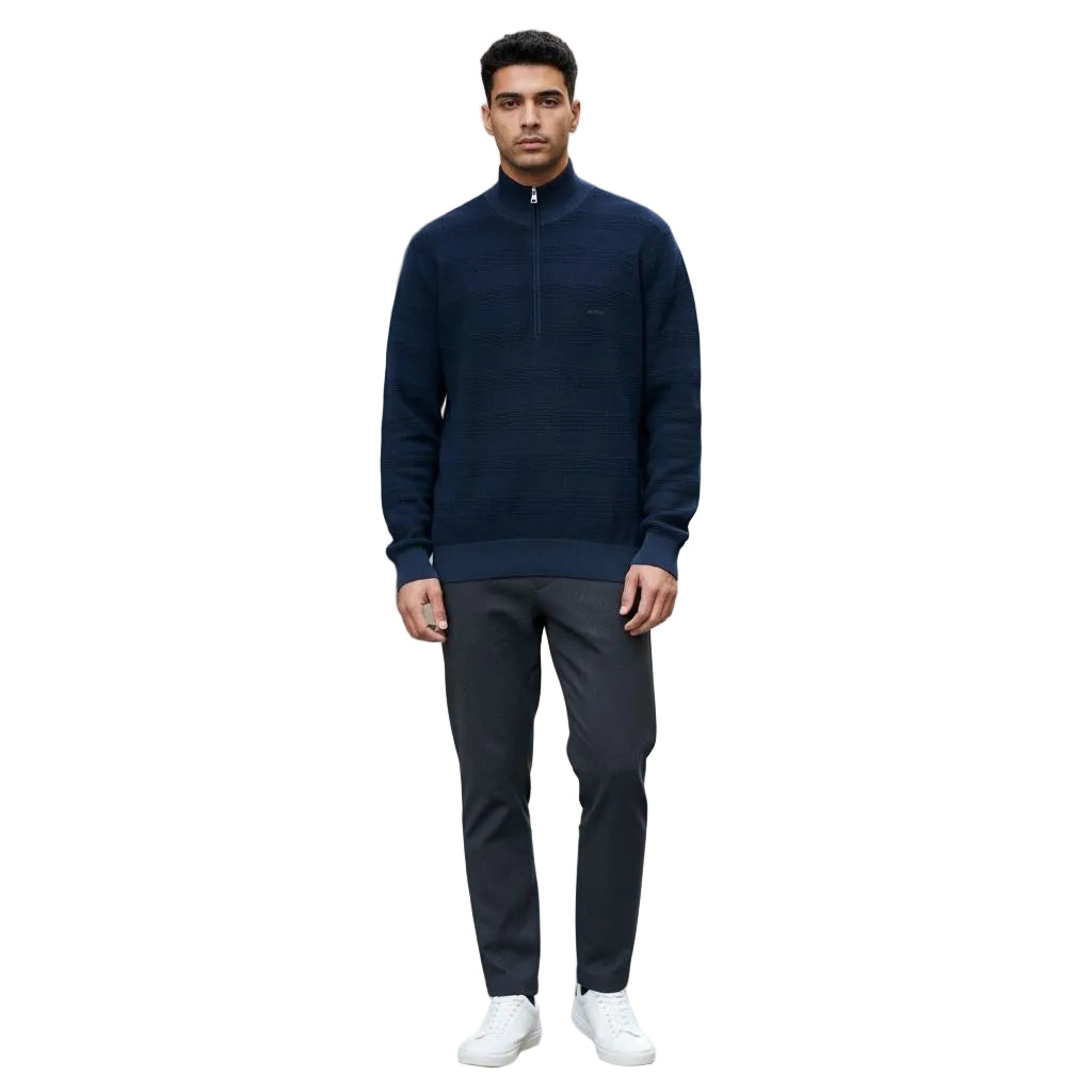 Gant 1/4 Zip Knitted Sweatshirt