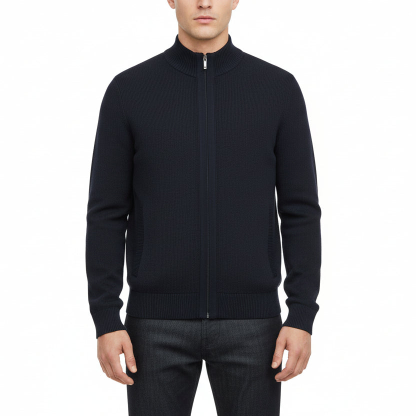 Bugatti Full Zip Knitted Sweatshirt