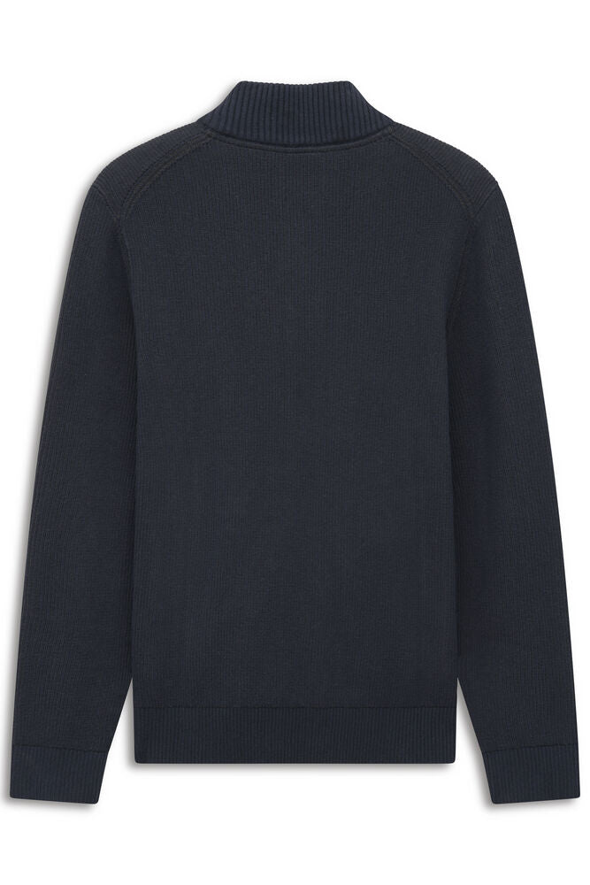 Bugatti Full Zip Knitted Sweatshirt