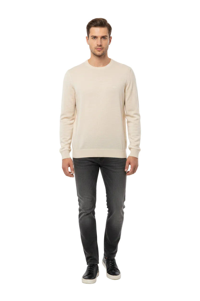 Boss Black Crew Neck Knitted Sweatshirt