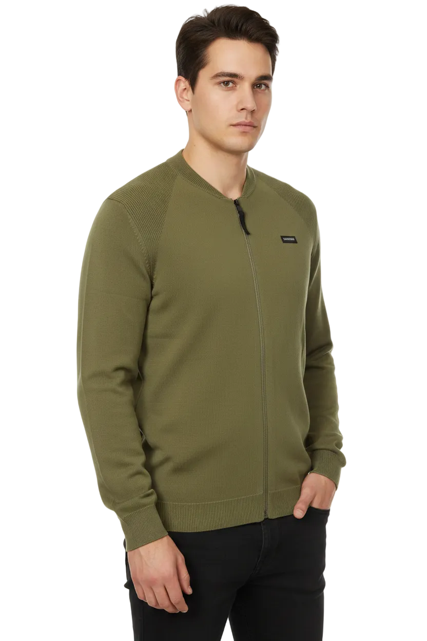 Napapijri Full Zip Knitted Sweatshirt