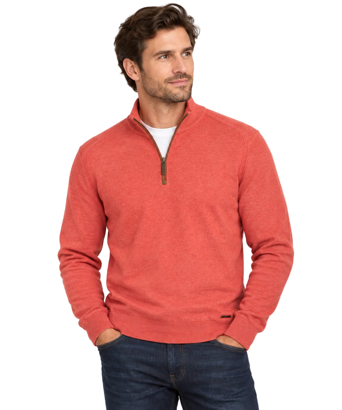Bugatti 1/4 Zip Knitted Sweatshirt