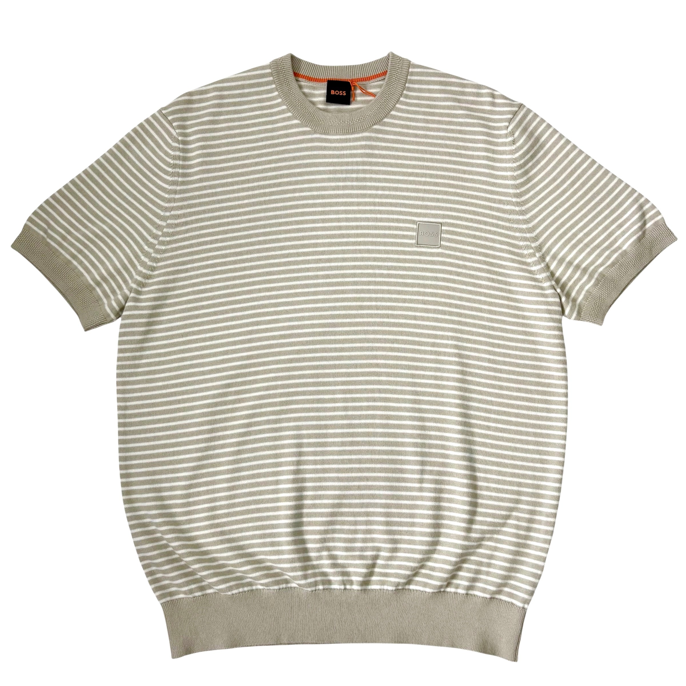 Boss Orange Crew Neck Knitted Sweatshirt