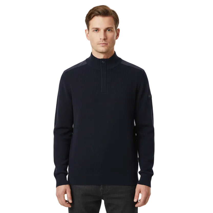 Bugatti 1/4 Zip Knitted Sweatshirt