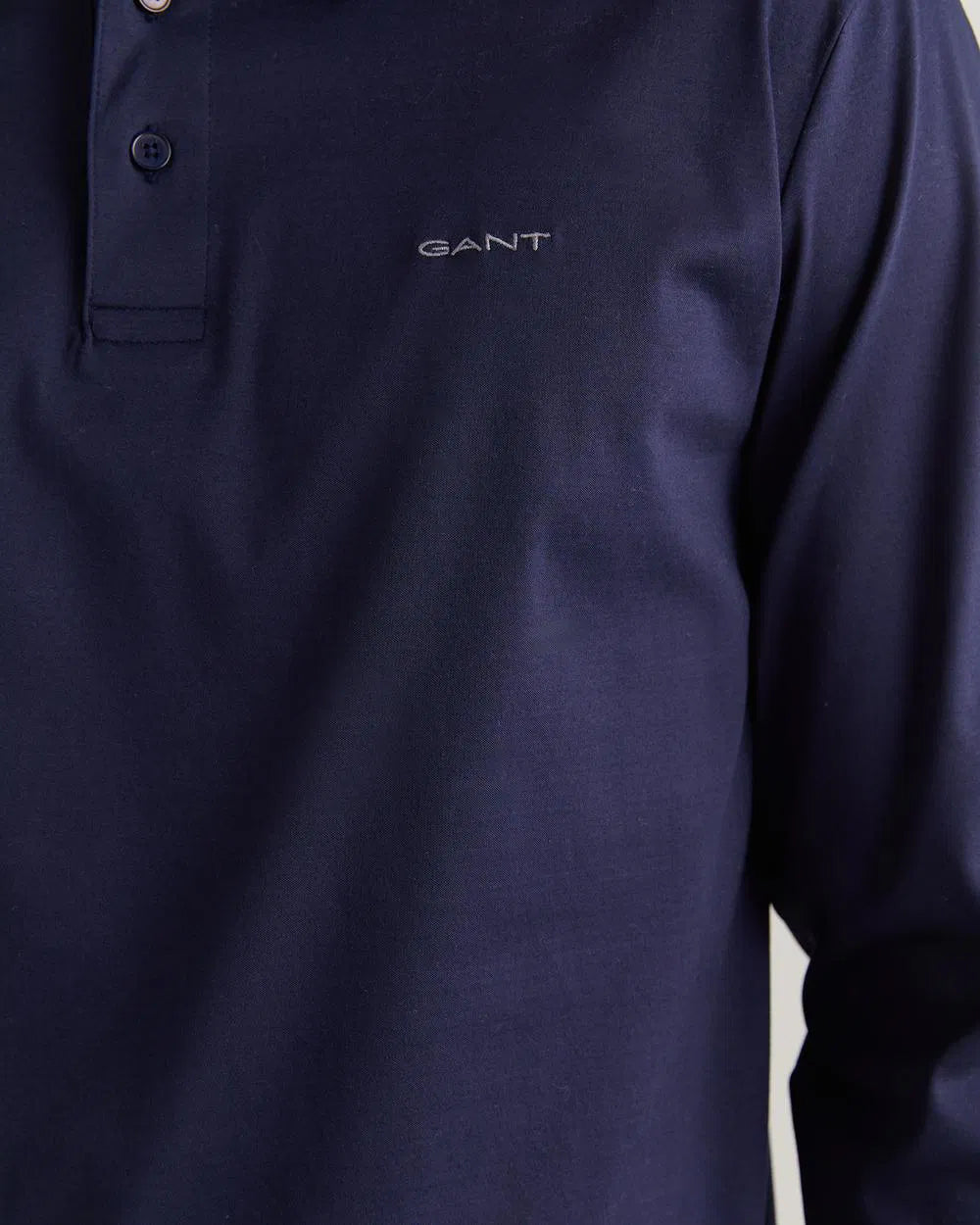 Gant Regular Fit Long Sleeve Polo Shirt