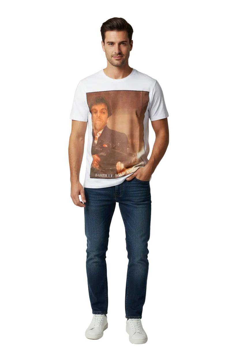 Bastille Rive Droite Regular Fit T-Shirt