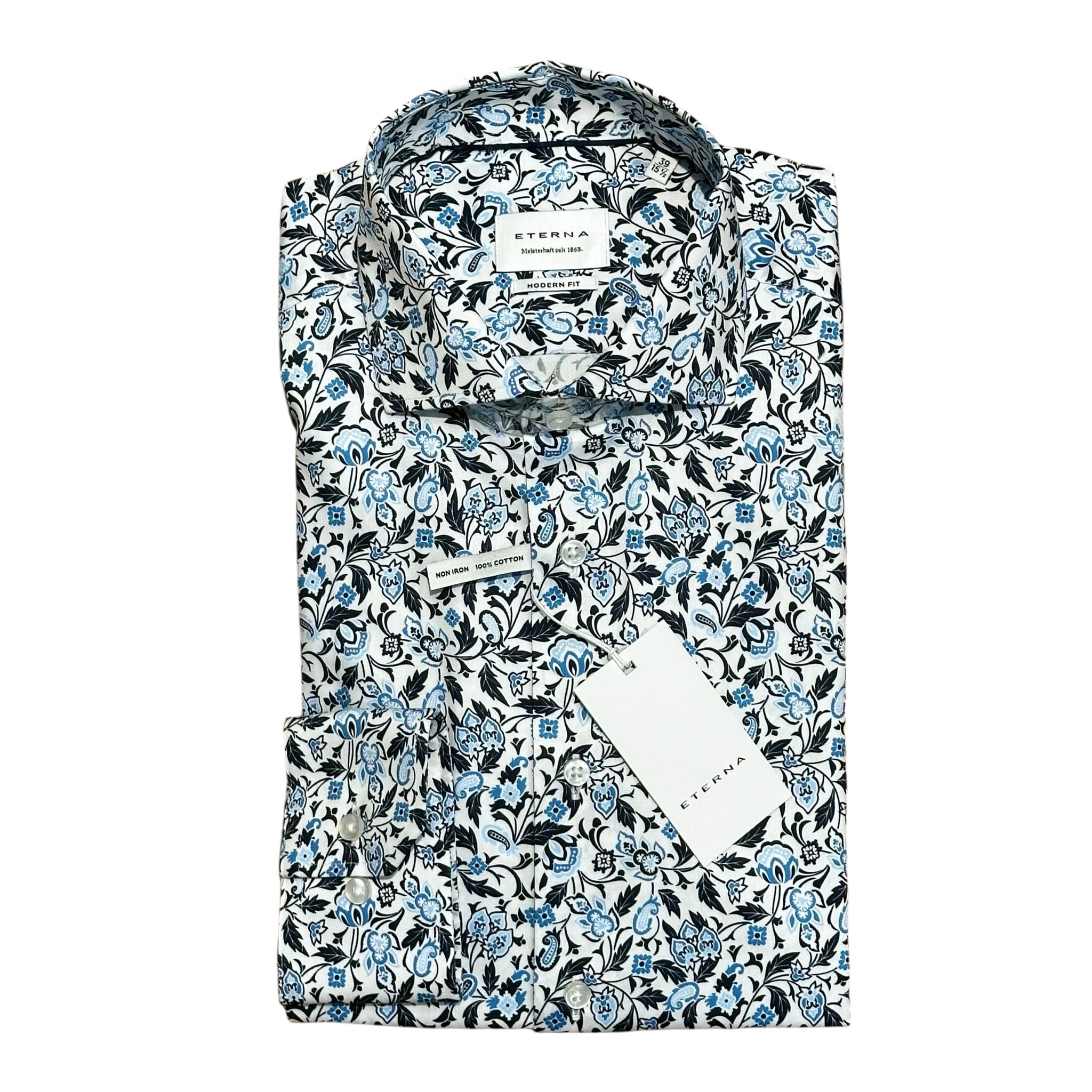 Eterna Regular Fit Long Sleeve Shirt
