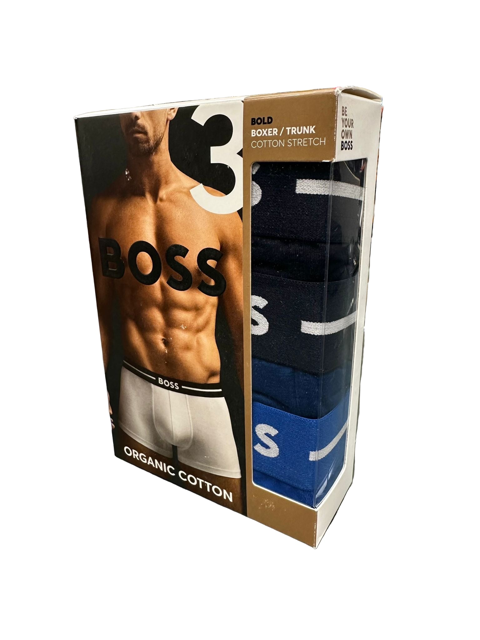 Boss 3 Pack Boxer Trunks