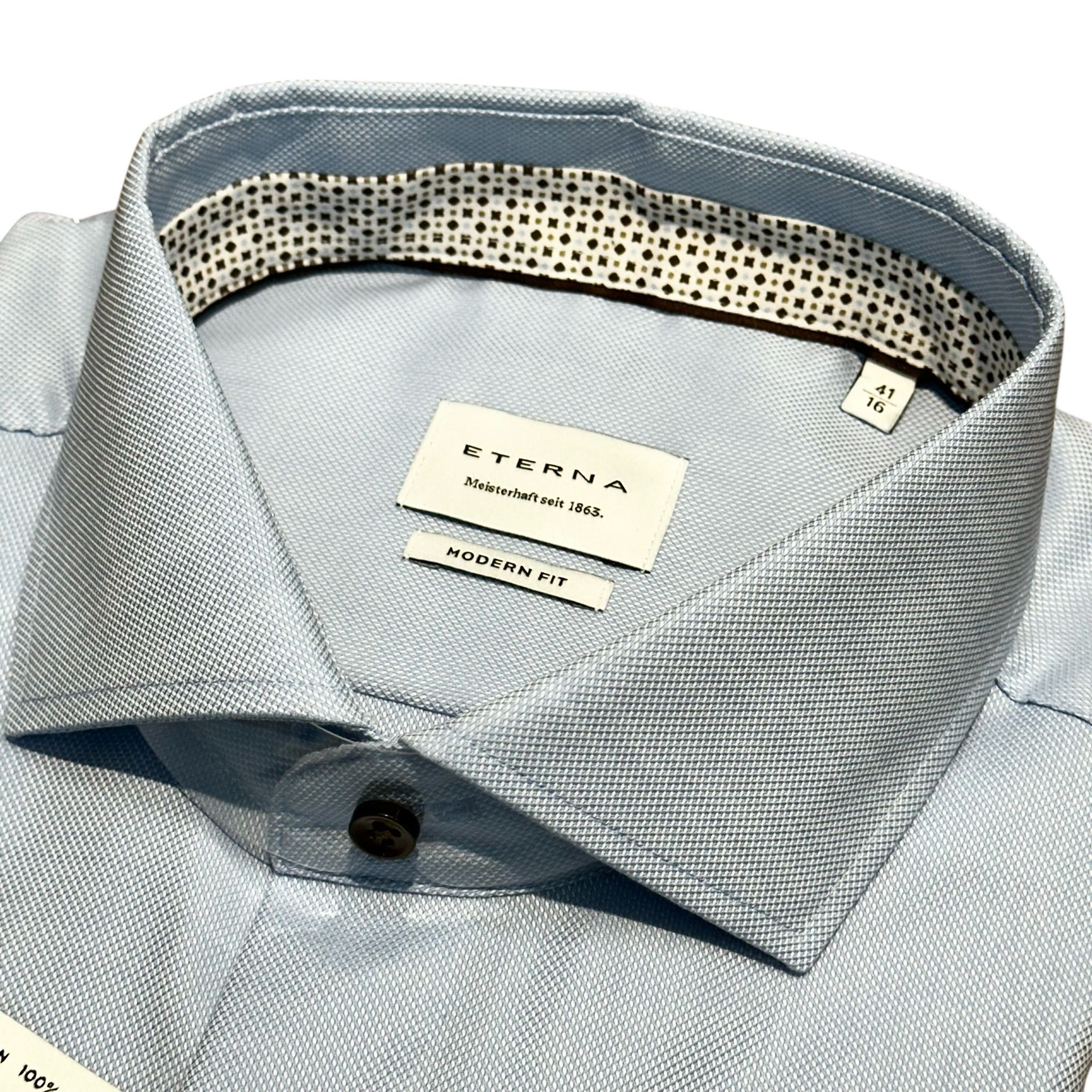 Eterna Regular Fit Long Sleeve Shirt