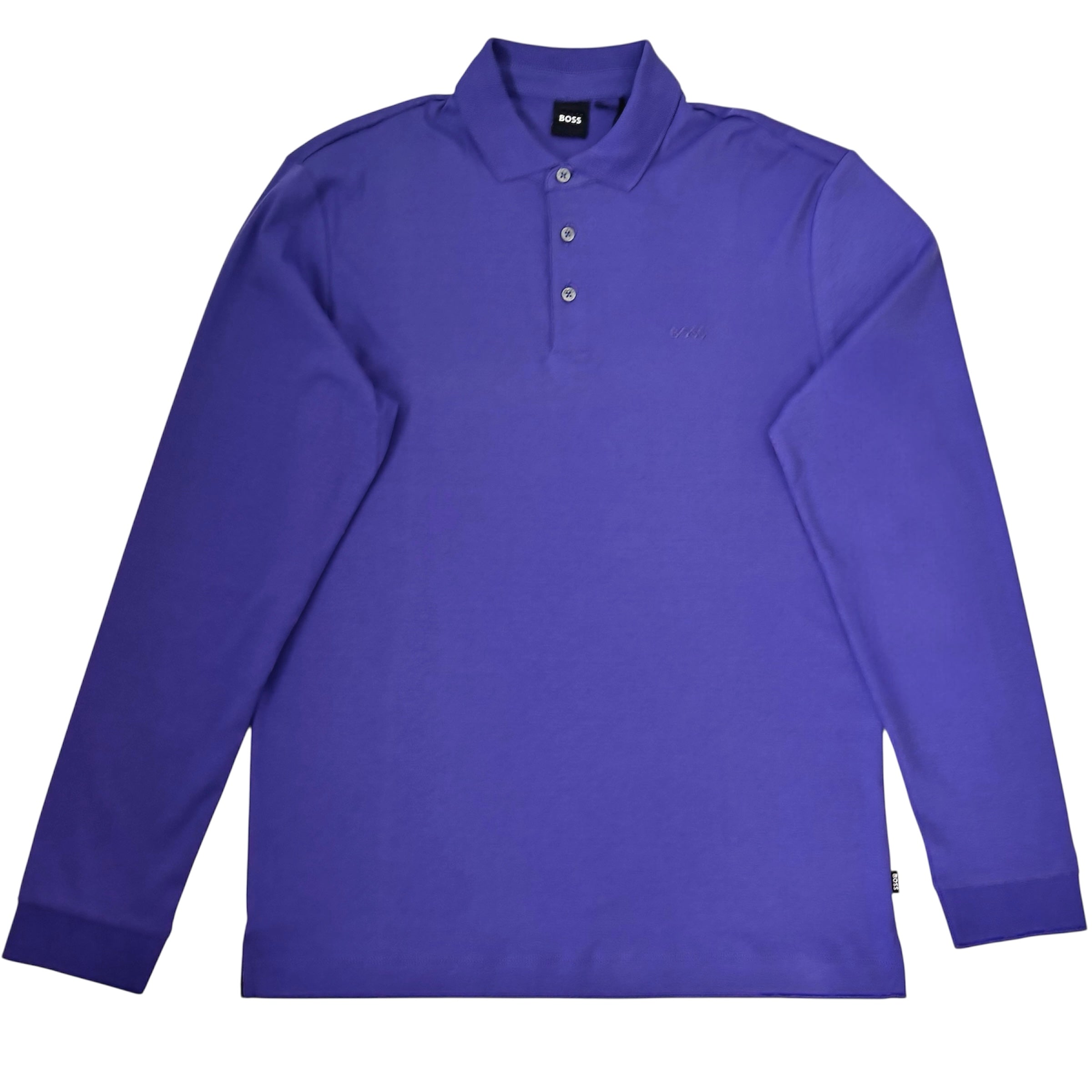 Boss Black Regular Fit Long Sleeve Polo Shirt