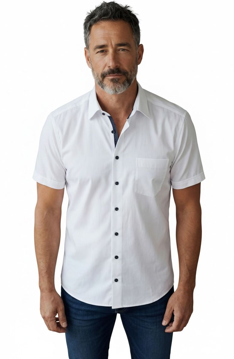 Eterna Regular Fit Short Sleeve Shirt