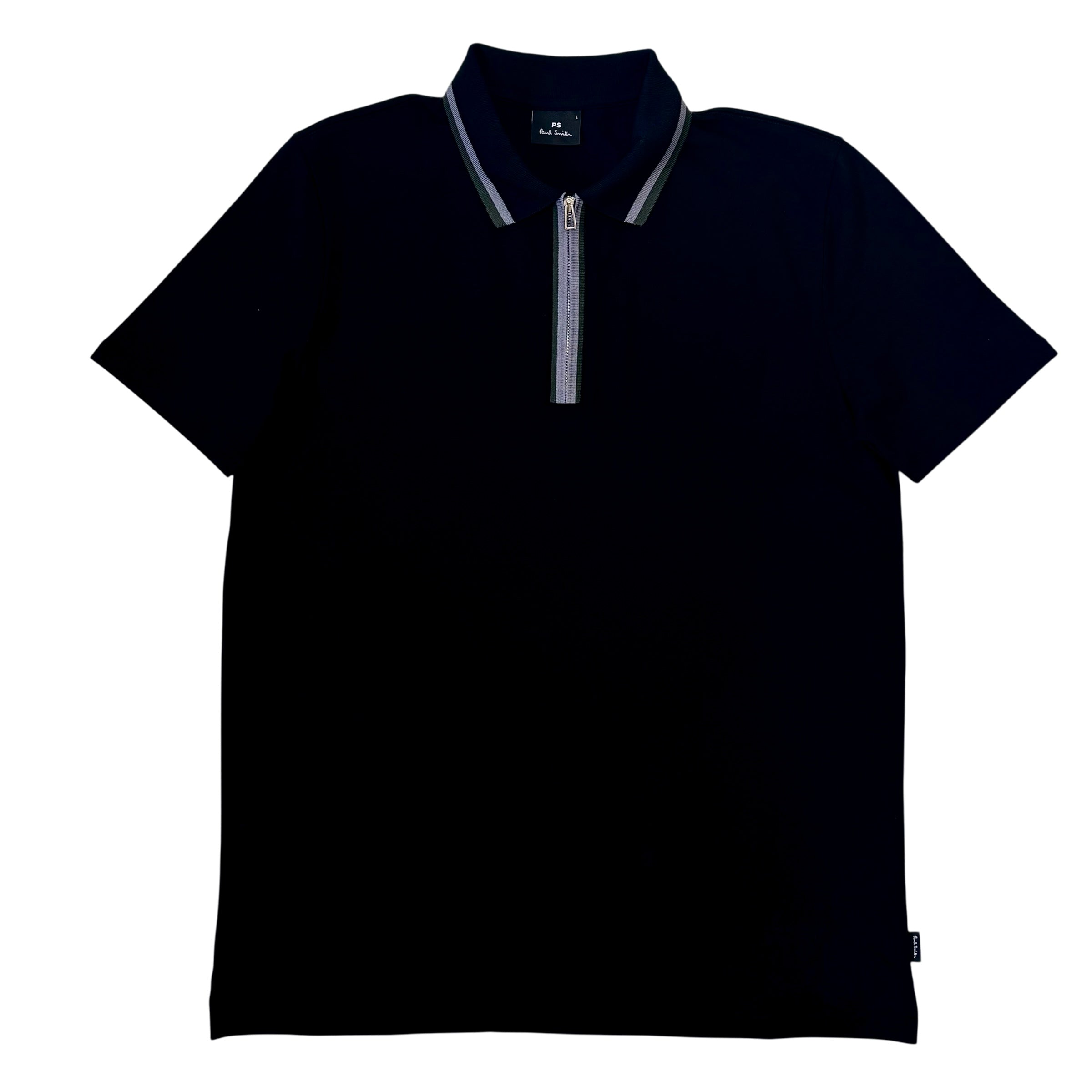 Paul Smith 1/4 Zip Regular Fit Polo Shirt