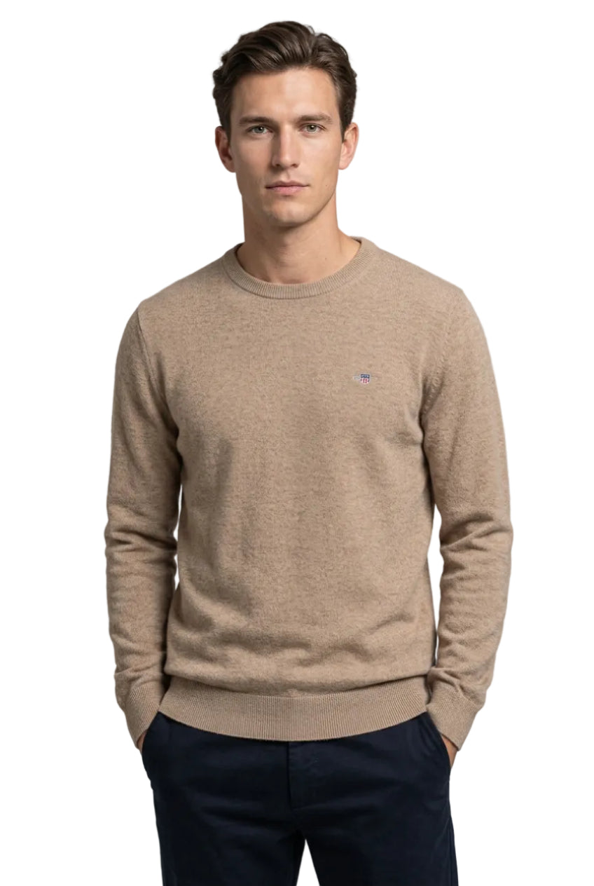 Gant Crew Neck Knitted Sweatshirt