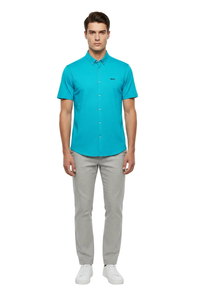Boss Green Regular Fit Short Sleeve Shirt