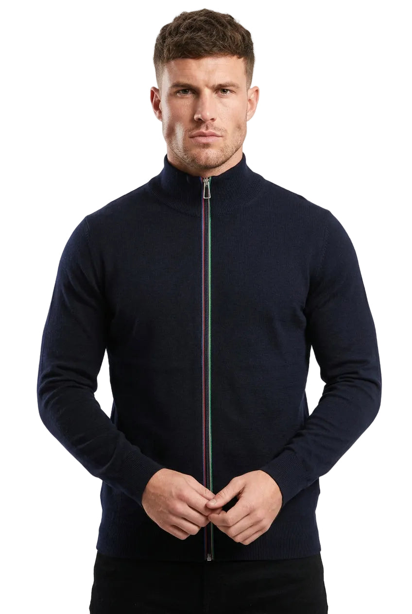 Paul Smith Full Zip Knitted Sweatshirt