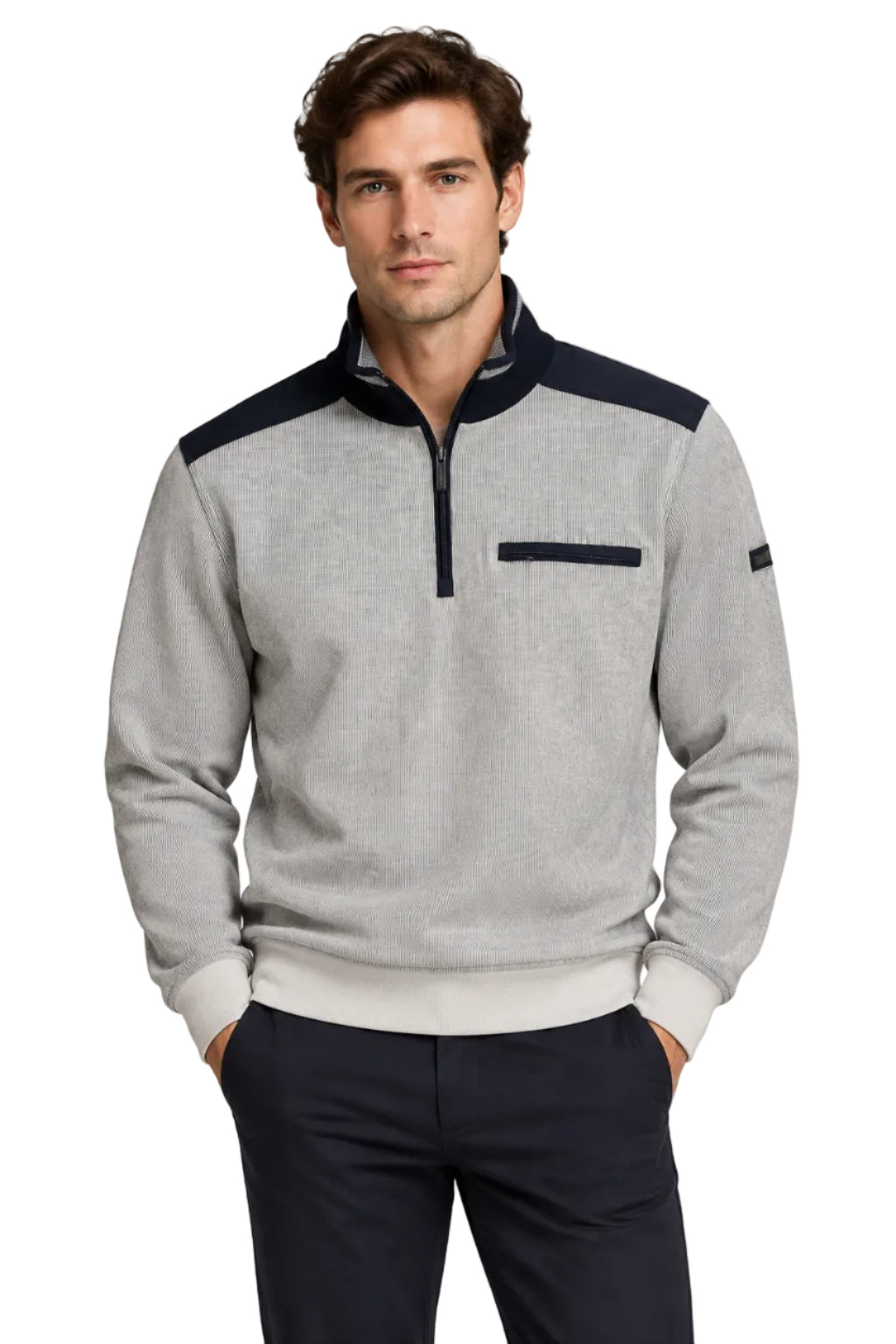 Bugatti 1/4 Zip Sweatshirt