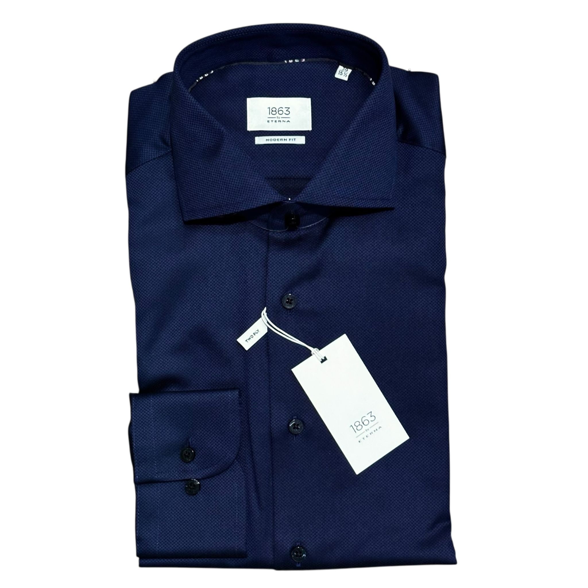 Eterna Regular Fit Long Sleeve Shirt