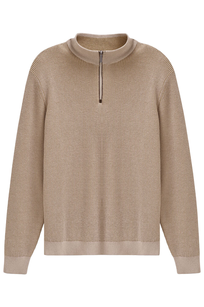Bugatti 1/4 Zip Knitted Sweatshirt