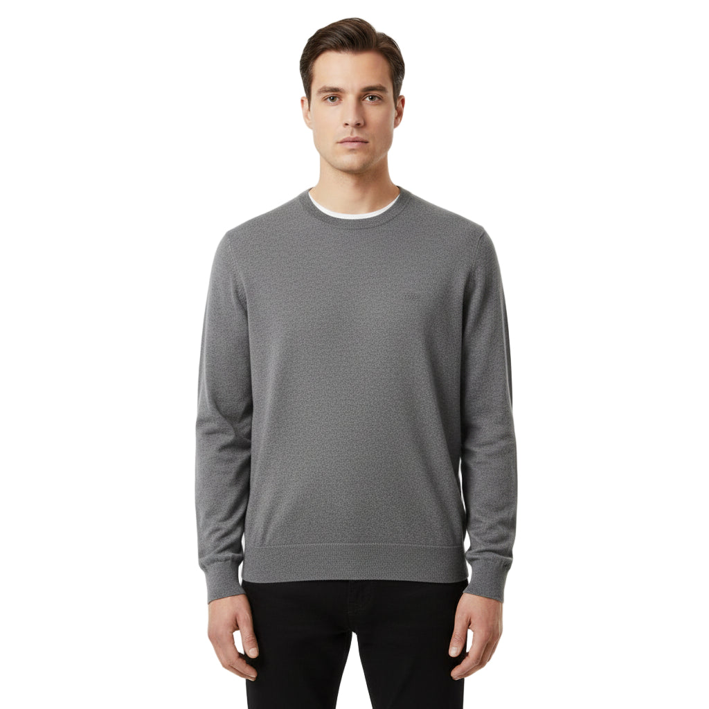 Boss Black Crew Neck Knitted Sweatshirt
