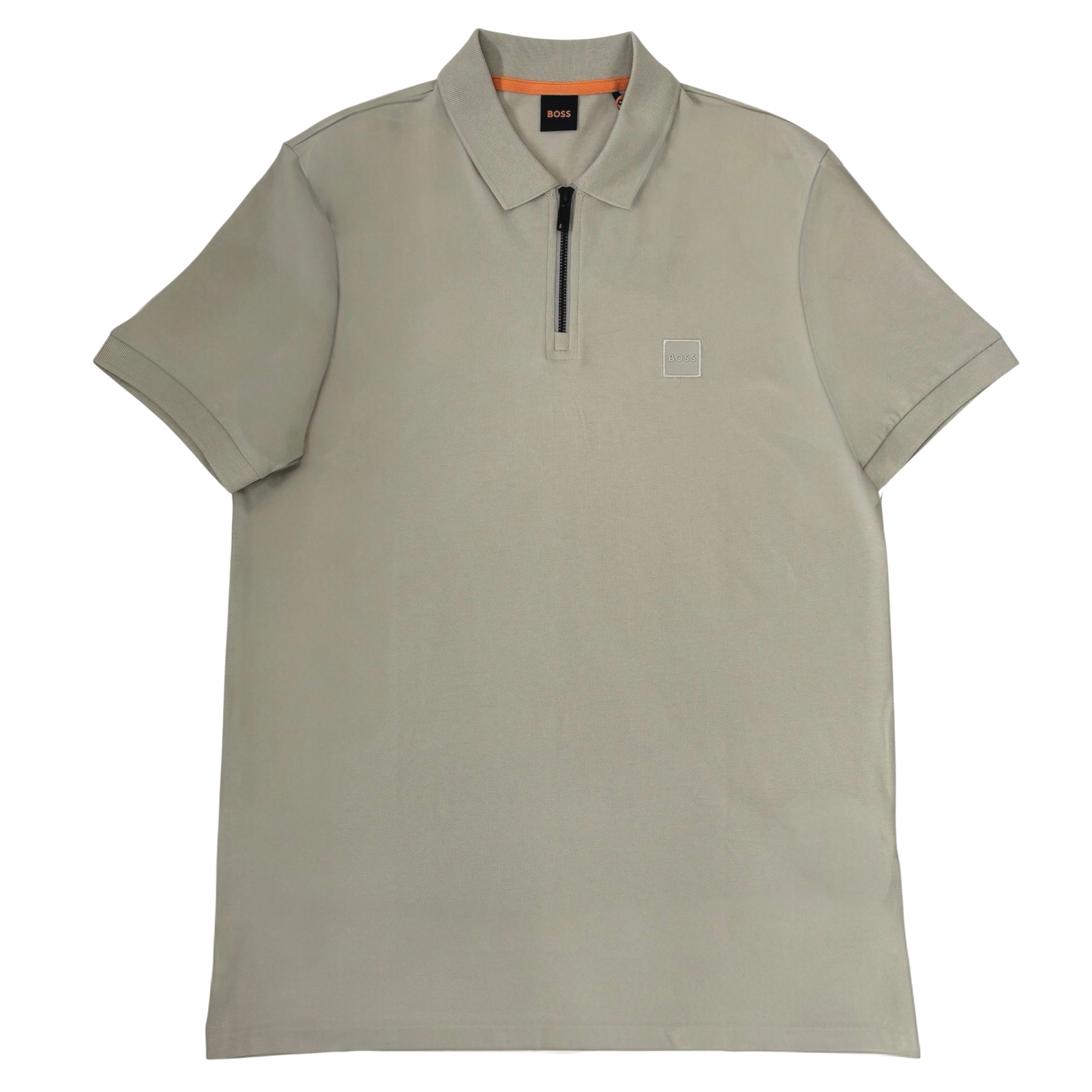 Boss Orange Regular Fit 1/4 Zip Polo Shirt