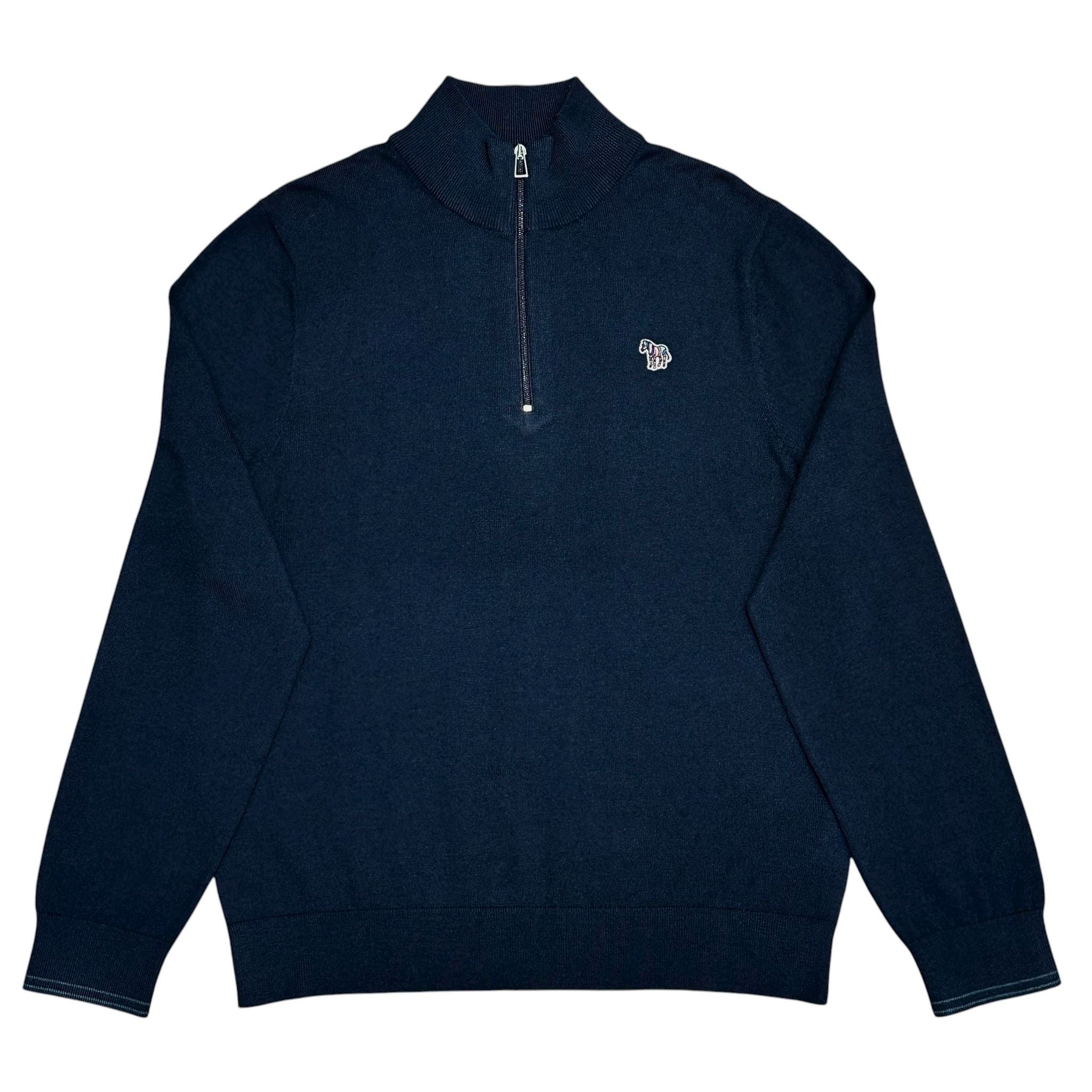 Paul Smith 1/4 Zip Knitted Sweatshirt