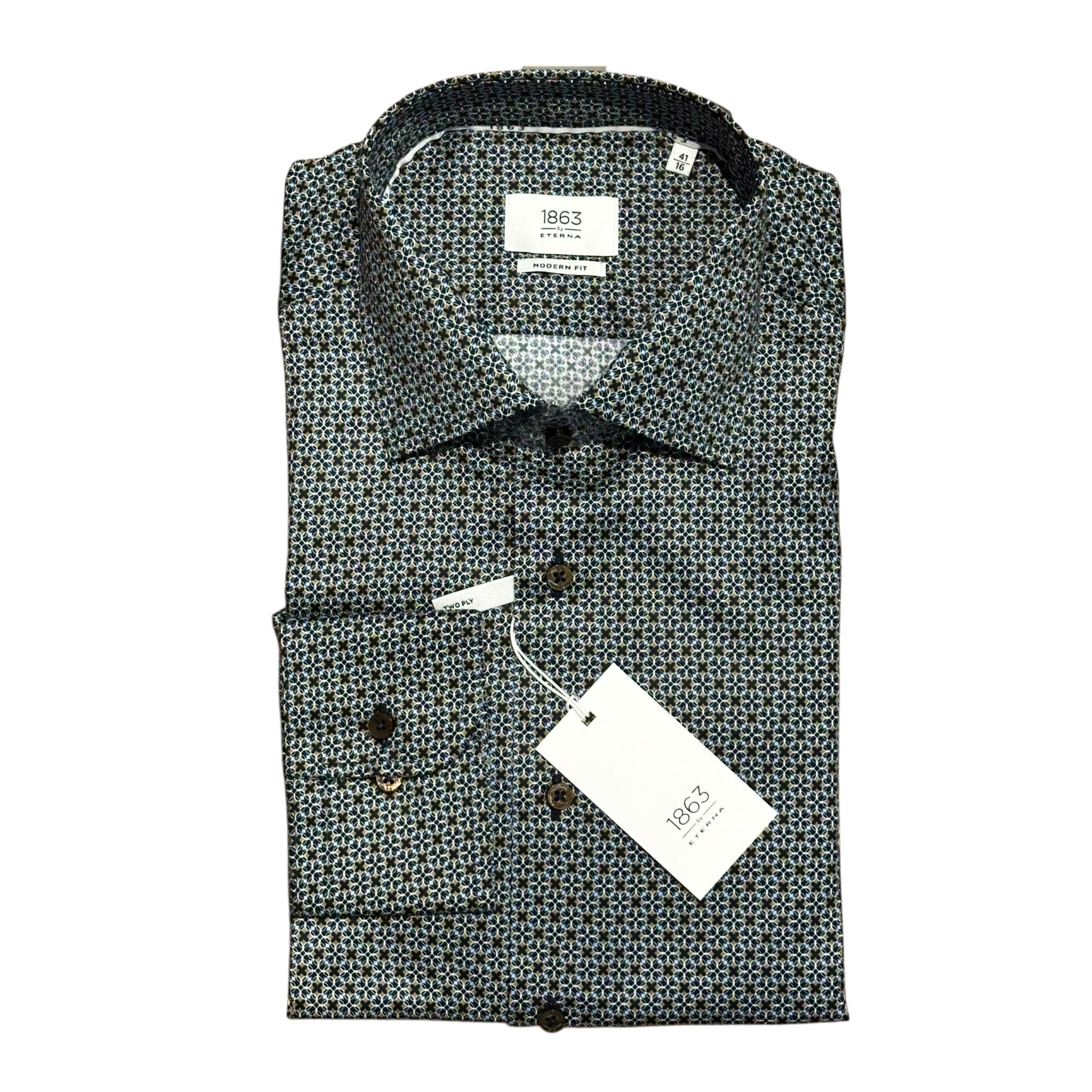 Eterna Regular Fit Long Sleeve Shirt
