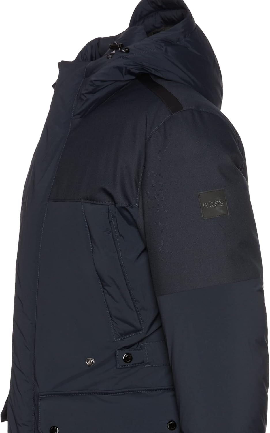 Big & Tall Boss Black Parker Coat