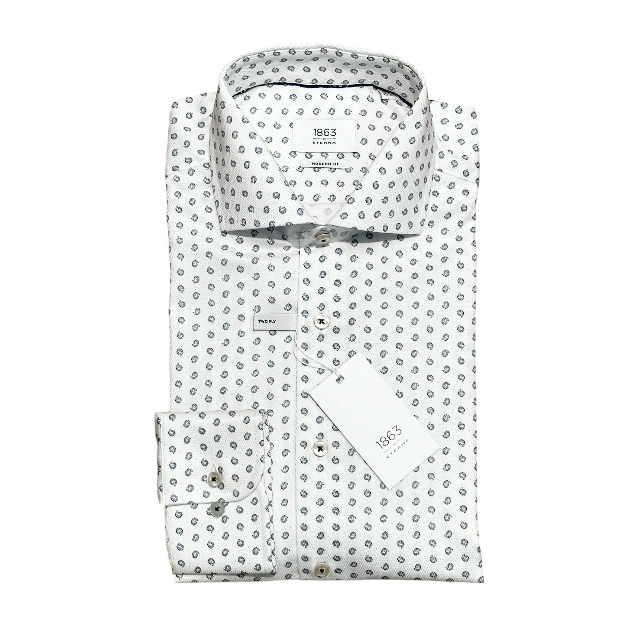 Eterna Regular Fit Long Sleeve Shirt