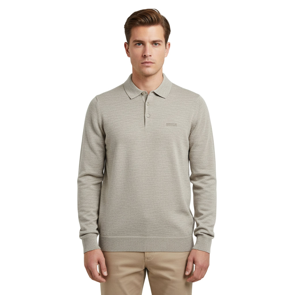 Barbour International 3 Button Knitted Sweatshirt
