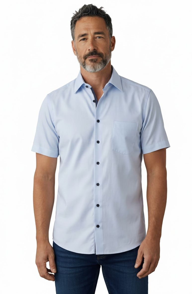 Eterna Regular Fit Short Sleeve Shirt