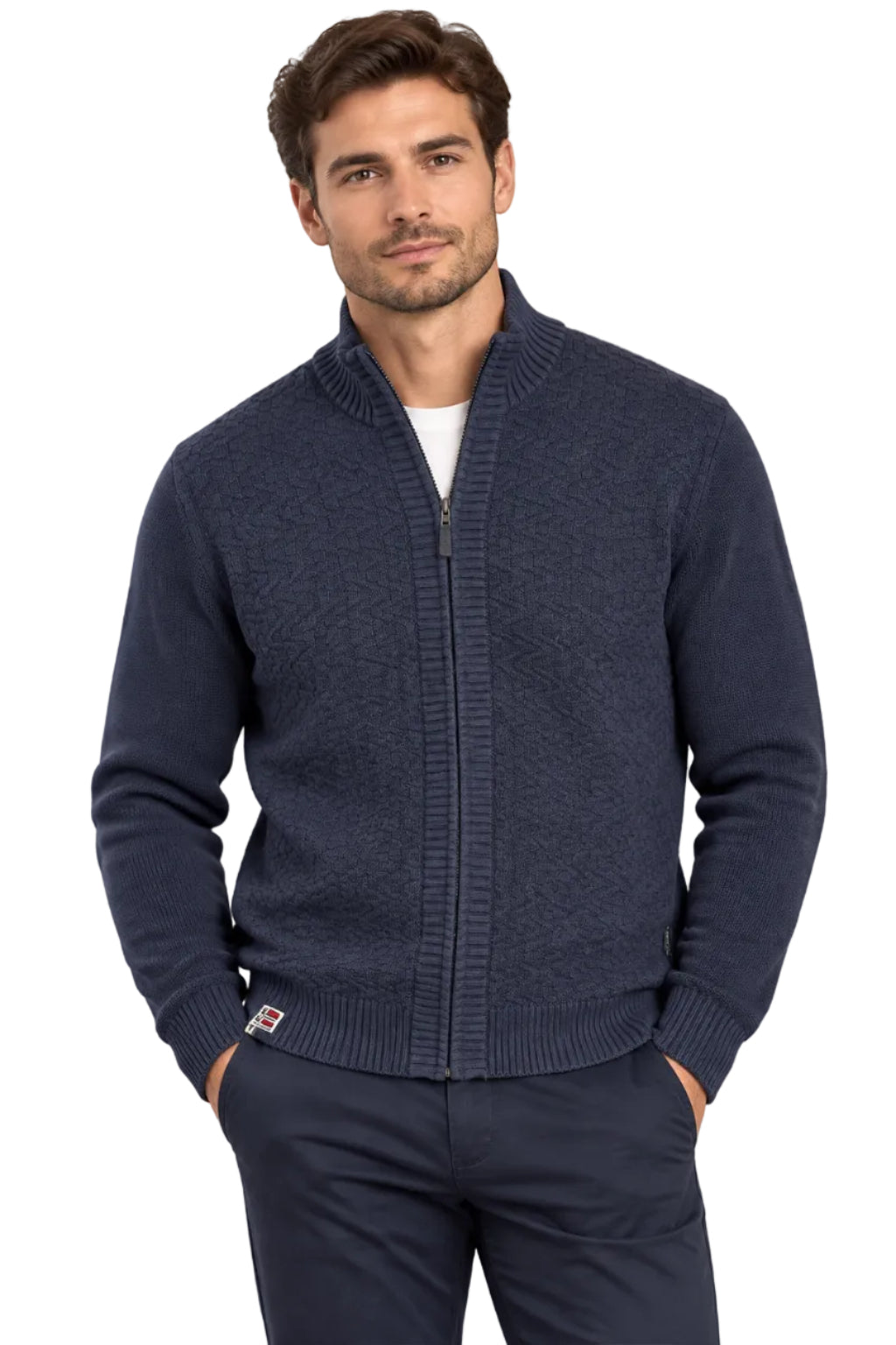Napapijri Full Zip Knitted Cardigan