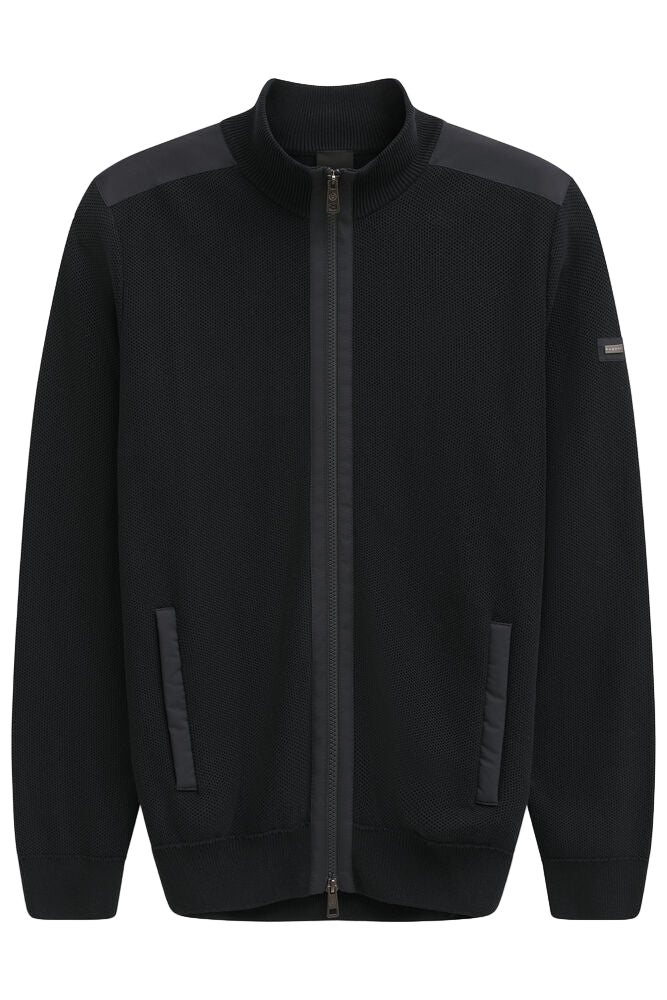 Bugatti Full Zip Knitted Sweatshirt