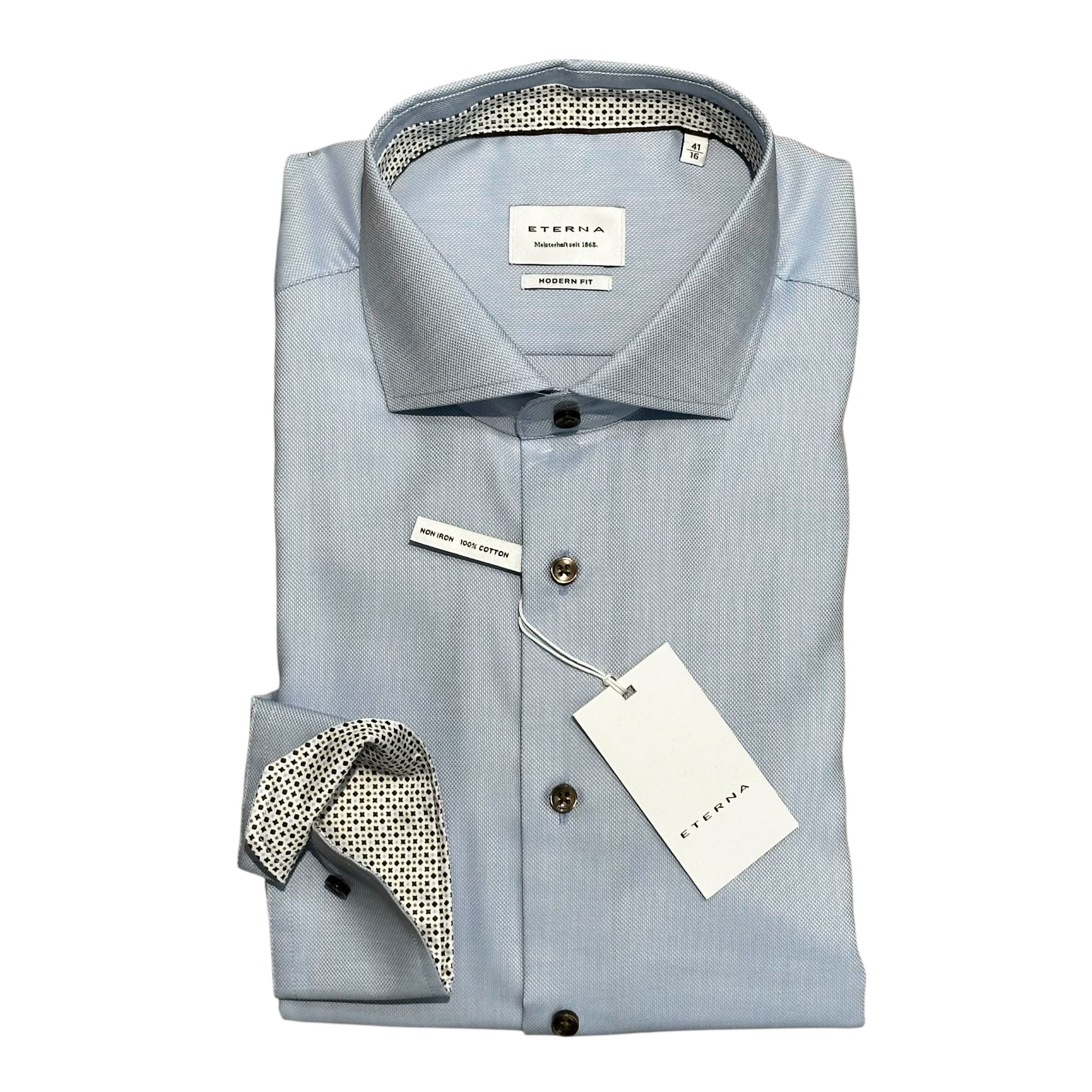 Eterna Regular Fit Long Sleeve Shirt
